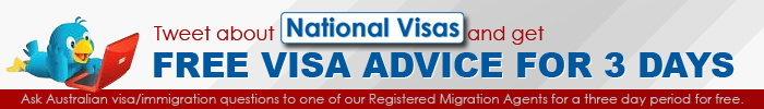 Pay By Tweet Promo! Tweet about NationalVisas and get FREE VISA ADVICE FOR 3 DAYS!